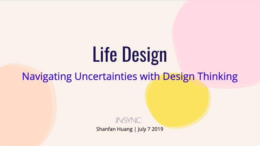 Dinner and Design (of Life) Workshop